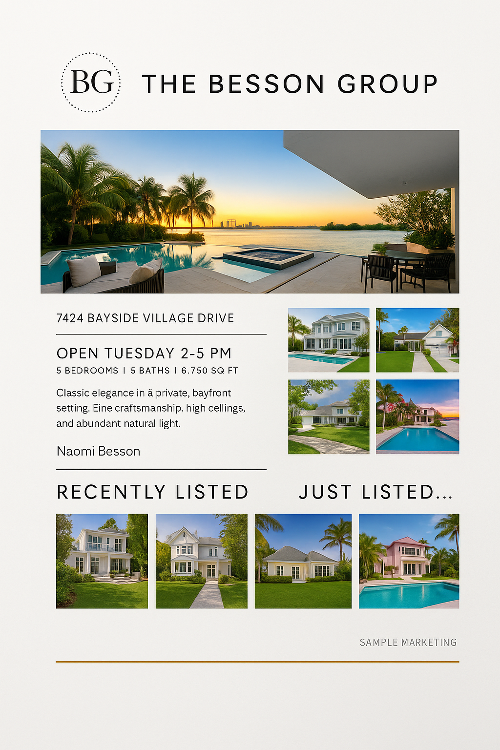 Luxury home marketing by top Boca Raton real estate agent – The Besson Group